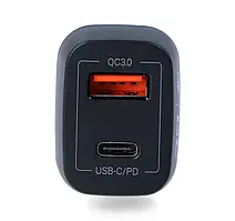 Автомобільний зарядний пристрій / зарядний пристрій Green Cell QC 3.0 3.6-12В / 3А - USB 3.0, USB-C