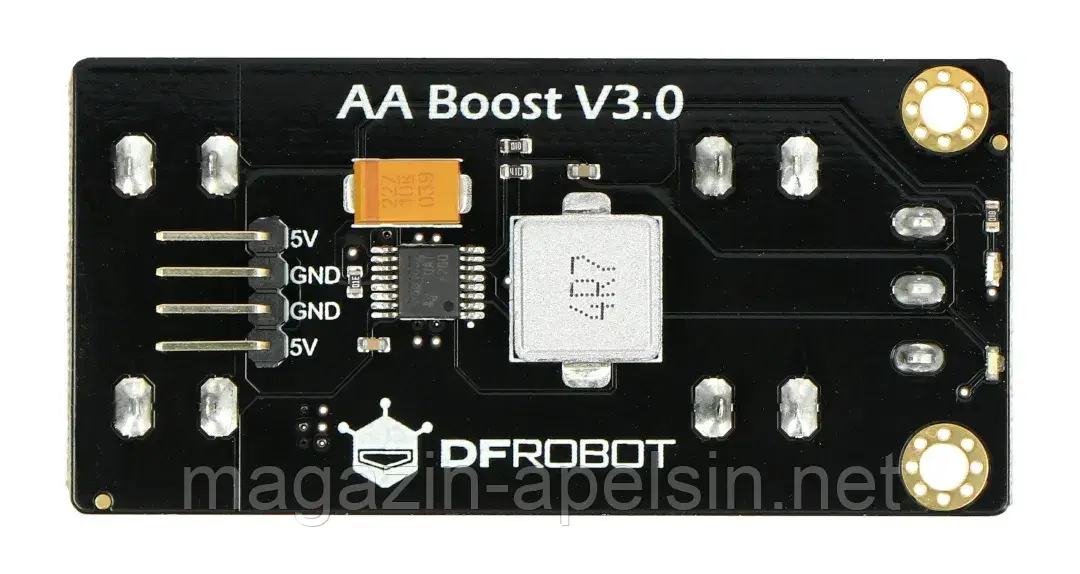 Підвищувальний перетворювач V3.0 5V з роз'ємом для батарейок AA