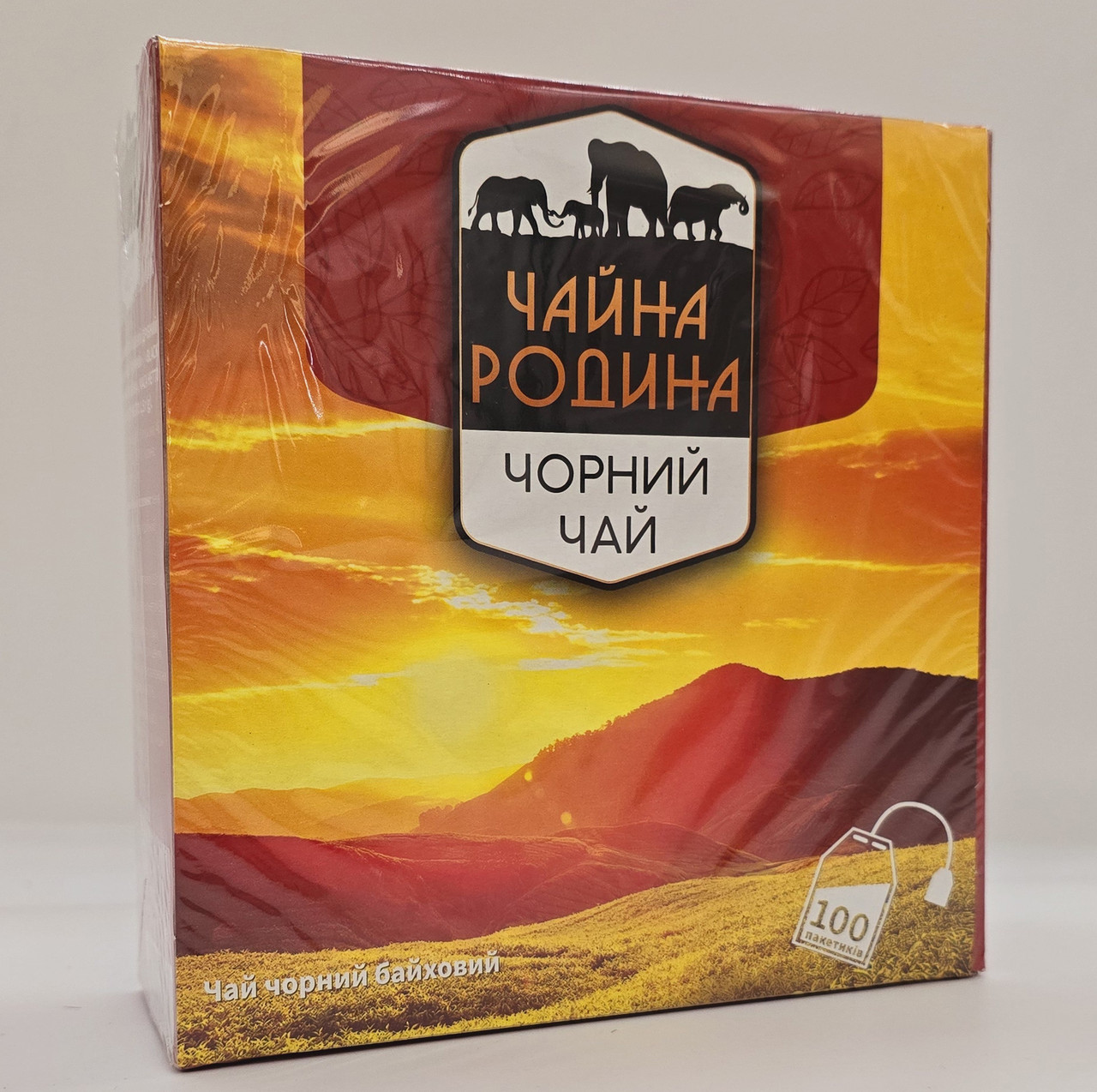 Чай чорний пакетований Чайна родина, 100 шт/уп.
