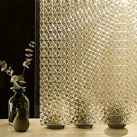 Вітражна плівка самоклеюча на вікна 60см, самоклейка на скло рулон 10м, ПВХ віконна плівка, Кришталь