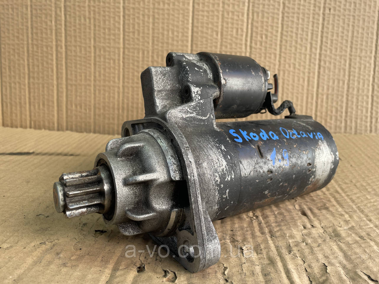 Стартер для Volkswagen Sharan, Bora, Golf 4, Seat Alhambra, Leon, Skoda Octavia, 1.9 TDI, 0001125018, 10 зубов, фото 1