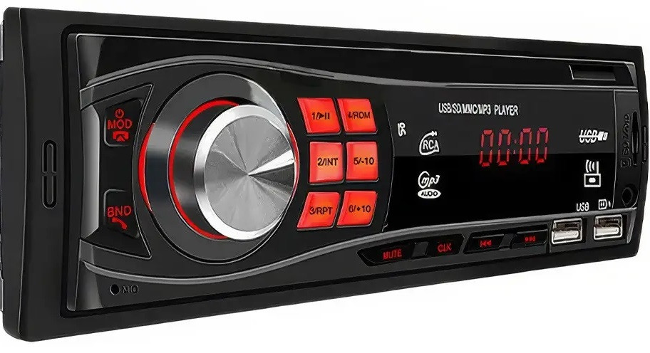 Автомагнитола BT580 RGB 2xUSB+Bluetooth+SD+AUX 4x50W