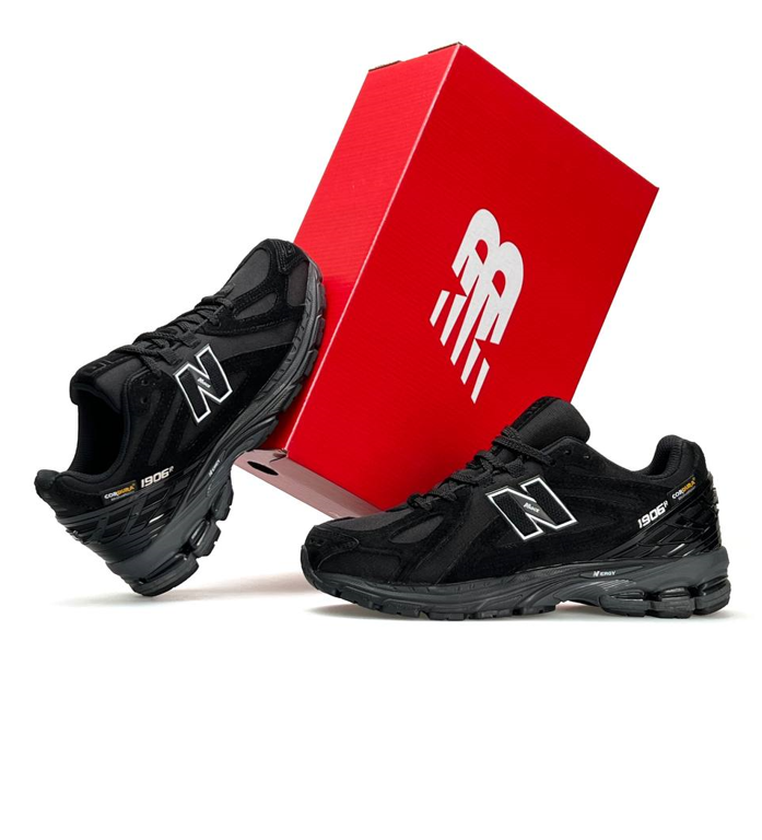 Кросівки чоловічі New Balance 1906R Cordura Black взуття Нью Баланс чорні текстиль