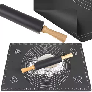 НАБІР XXL СИЛІКОНОВА ДОСКА 70х50 см + РОЛИК