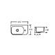 Раковина Qtap Tern 450х260х155 White QT17115117RWN, фото 3