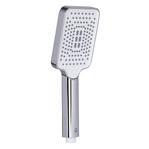 Лійка для ручного душу Qtap Rucni 245x95 мм прямокутна QTRUC125CRM45779 Chrome/White