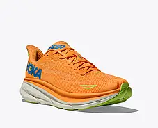 Кросівки для бігу чоловічі Hoka One One Clifton 9 1127895 SLRL Solar Flare / Lettuce, фото 4