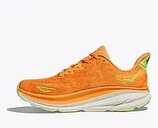 Кросівки для бігу чоловічі Hoka One One Clifton 9 1127895 SLRL Solar Flare / Lettuce, фото 3