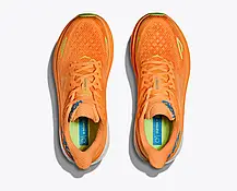 Кросівки для бігу чоловічі Hoka One One Clifton 9 1127895 SLRL Solar Flare / Lettuce, фото 6