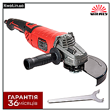 Болгарка 2000 Вт Кутова шліфувальна машина Vitals Master Ls2320BR Диск 230 мм 6500 об хв Плавний пуск