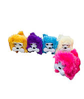 М'яка іграшка собака з кісткою гавкає та ходить