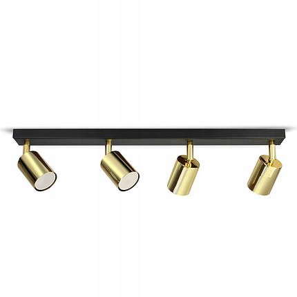Світлодіодна люстра GU10 Black & Gold Edition, фото 1