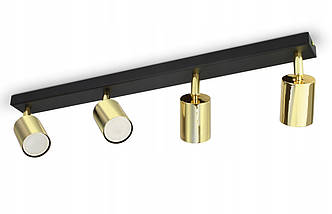 Світлодіодна люстра GU10 Black & Gold Edition, фото 3
