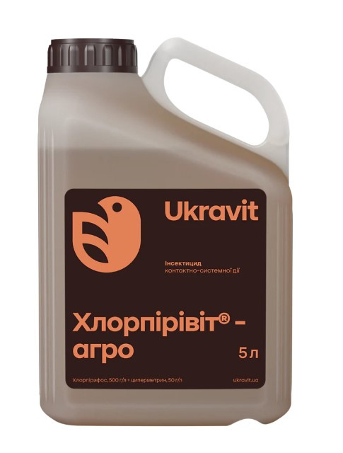 Інсектицид Хлорпіривіт-Агро Укравіт - 5 л