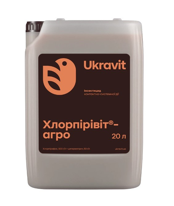Інсектицид Хлорпіривіт-Агро Укравіт - 20 л
