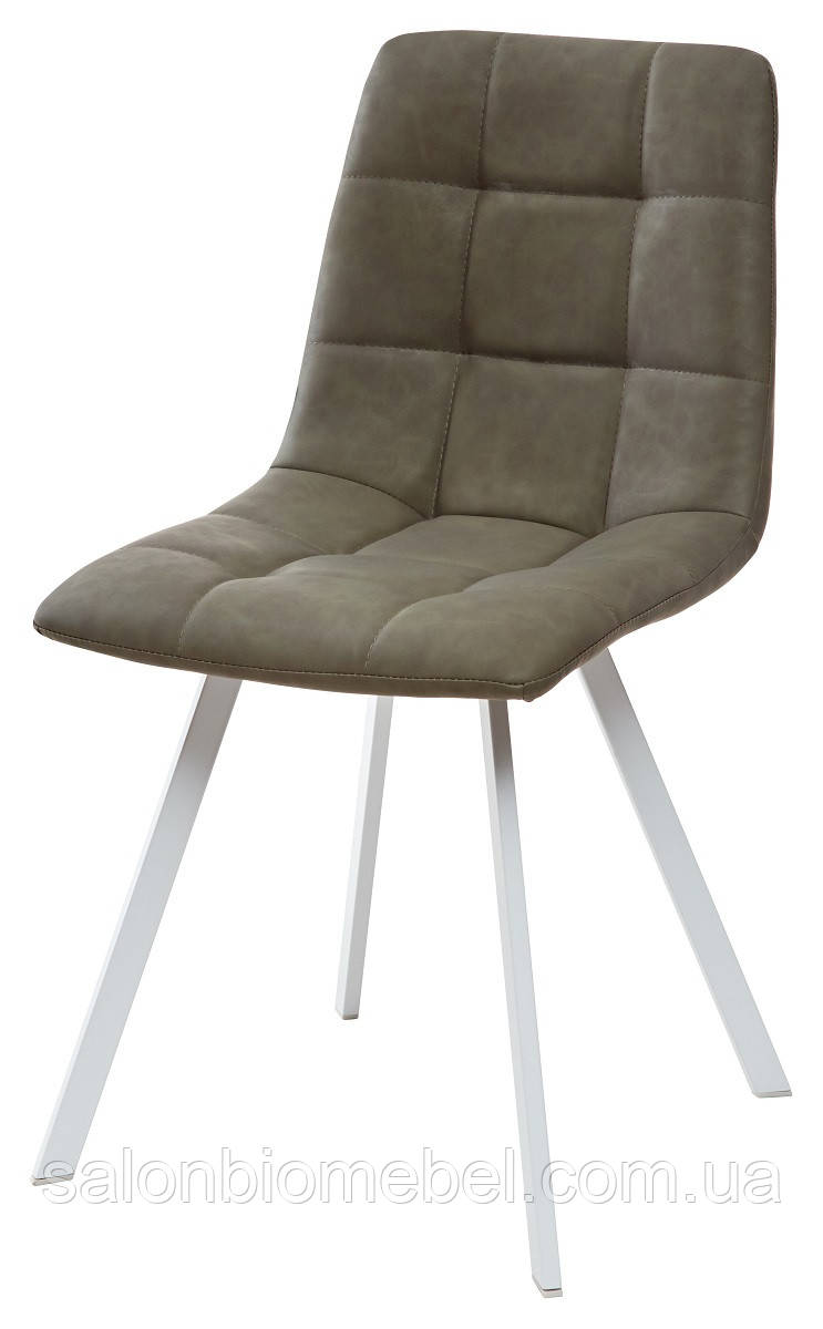 Стілець Чилі (квадрат білий/хакі), фото 1