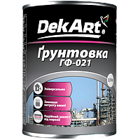 Грунтовка ГФ-021 червоно-коричнева ТМ "DekArt" - 0,9 кг