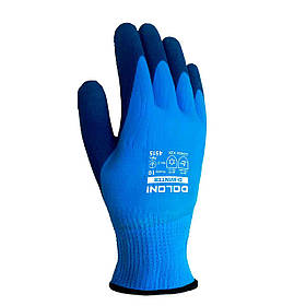 Doloni рукавички утеплені трикотажні з повним  латексним покриттям, розмір 10, D-WINTER 4515