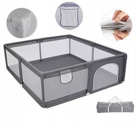 Манеж дитячий DMR 150х180 см Сухий басейн Ігровий манеж для дітей Великий манеж для дітей Манеж для немовляти