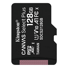 Карта пам`яті micro-SDXC 128GB Kingston Canvas Select Plus (class10)