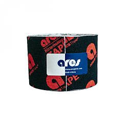 Кінезіо тейп Ares Logo чорний