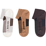 Шкарпетки швидко висихаючі Naturehike NH21FS013, 3 пари (бежеві, коричневі, чорні), розмір М, фото 2