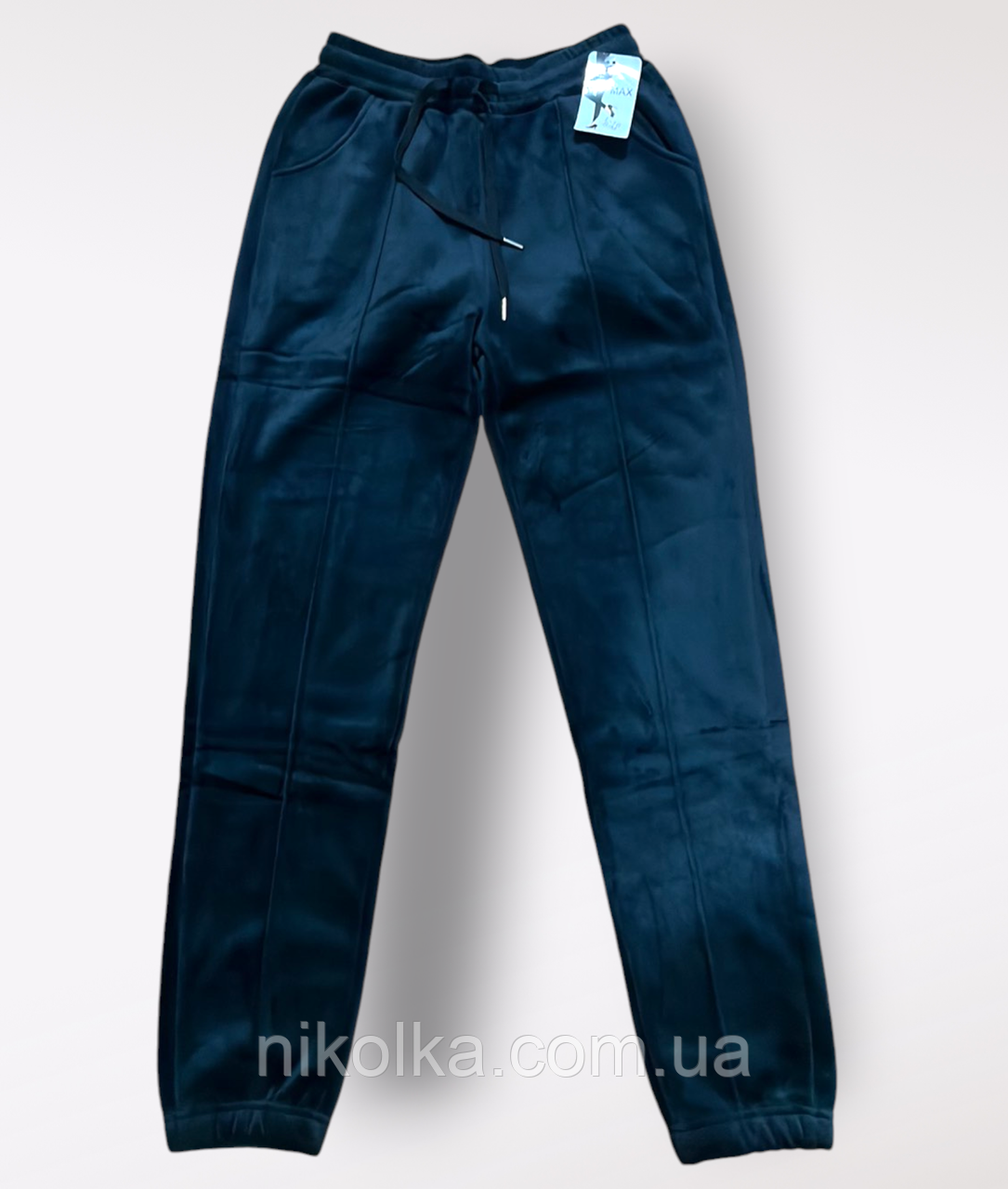 Штани велюрові утеплені жіночі оптом, S-2XL рр.,  арт. Nk-16, фото 1