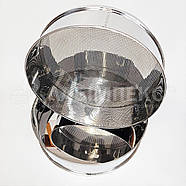 Сито лабораторне СЛП-400 металопробивне, кругла комірка 3.15, сертифікат, піддон, фото 7