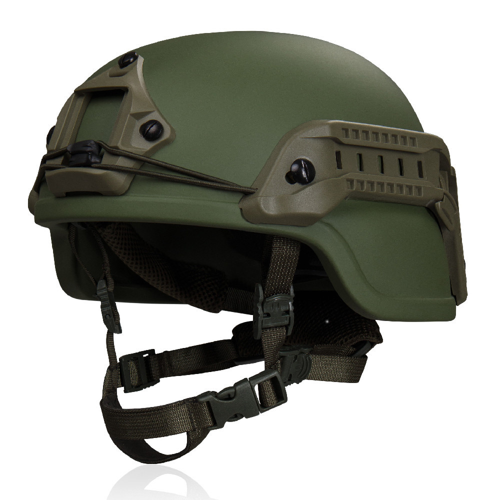 Кевларовий шолом TOR (додатковий захист вух та скроні). Виробник: Україна. Олива. L, фото 1