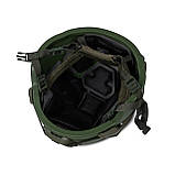 Кевларовий шолом TOR (додатковий захист вух та скроні). Виробник: Україна. Олива. L, фото 2