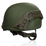 Кевларовий шолом TOR (додатковий захист вух та скроні). Виробник: Україна. Олива. L, фото 6