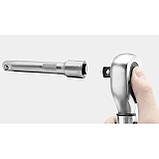 Динамометричний ключ BIGSTREN 1/2" з тріскачкою, кришками та подовжувачем, крутний момент 28-210 Нм, фото 8