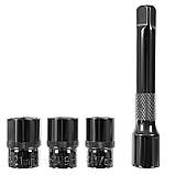 Динамометричний ключ BIGSTREN 1/2" з тріскачкою, кришками та подовжувачем, крутний момент 28-210 Нм, фото 5