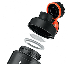 Бутилка для води Casno Sport Waterbottle KXN-1243 1000 мл black, фото 3