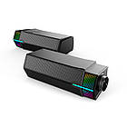Акустика XTRIKE ME Split Wireless Soundbar Speaker SK-604 |5Wx2, RGB| чорна, фото 5