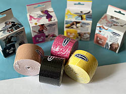 Кінезіо тейп 5смх5см (адгезивний бинт) ТМ "Білосніжка" 1шт.