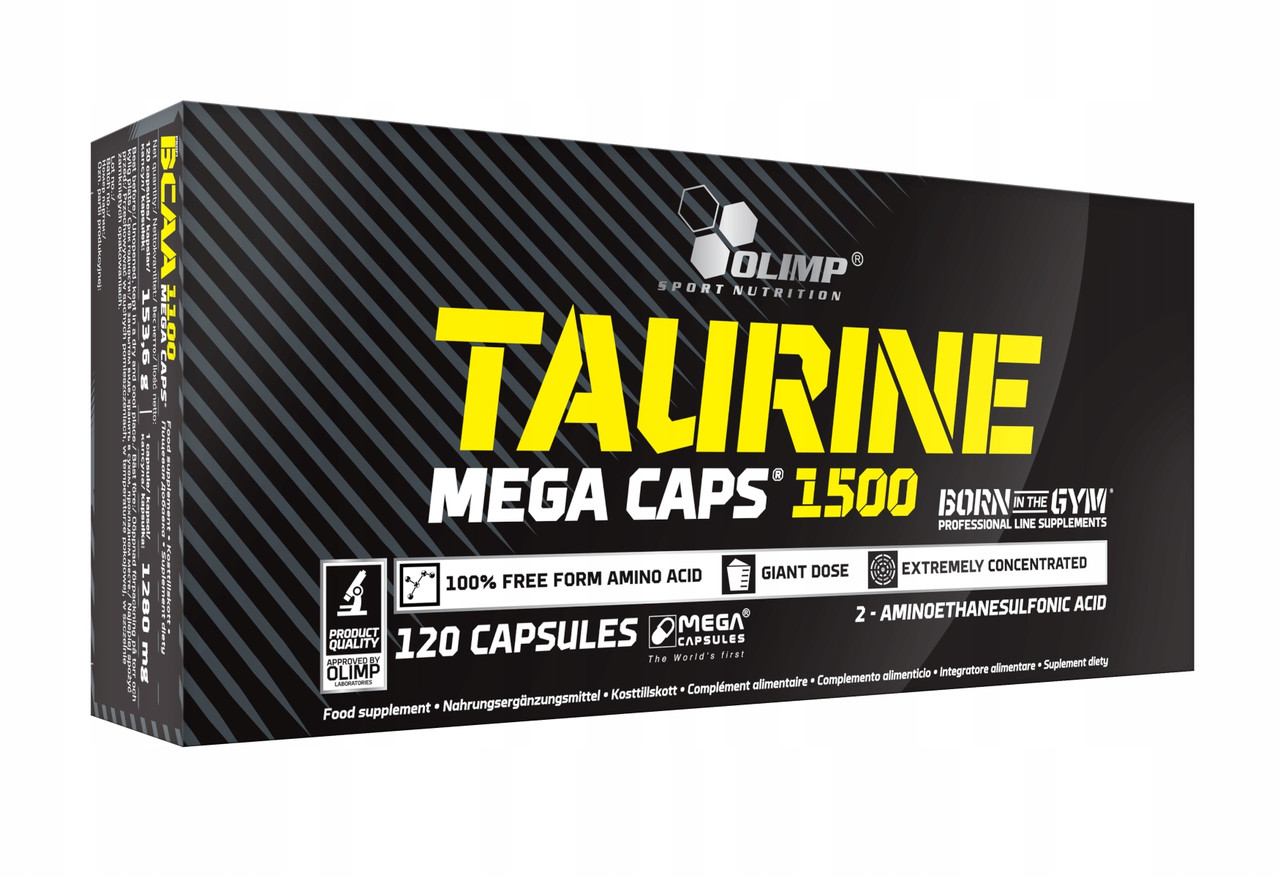 OLIMP TAURINE MEGA CAPS® 120 капс 1500 мг, фото 1