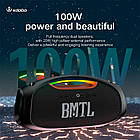 Акустика XDOBO BMTL BOOM IPX6 |BT5.3, TWS, AUX/USB, 100W, TWS,EQ, 10h| чорна, фото 6