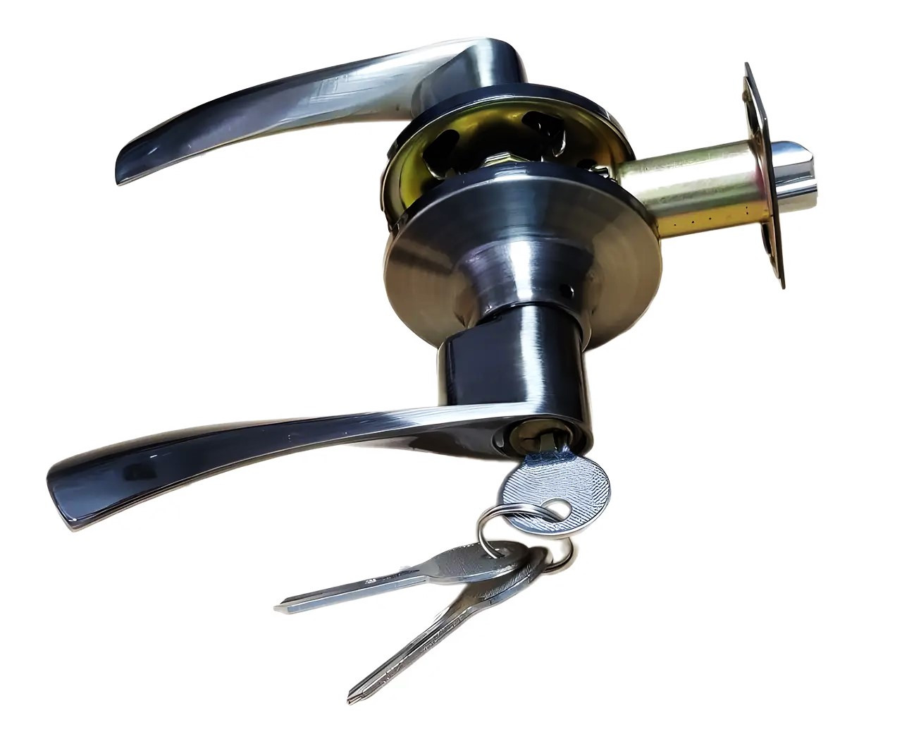 Дверна ручка кноб HIDOOR L823-01 AB антична бронза з ключами