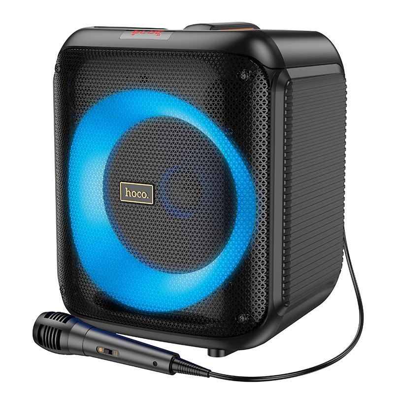 Акустика-караоке HOCO Graceful outdoor BT speaker HA1 |30W, BT5.1, AUX/USB/TF/FM| чорна
