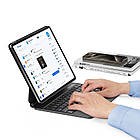 Чохол-клавіатура з тачпадом USAMS BH875 Digital Display Keyboard Protective Cover iPad Air4/5 10.9/Pro 11 inches чорна, фото 11