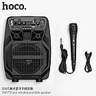 Акустика-караоке HOCO Force wireless portatble speaker DS07 |BT4.2, TF/USB| чорна, фото 9