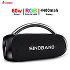 Акустика Xdobo Sinoband Youth IPX5 |BT5.3, TWS, AUX/USB, 60W,12h| чорна, фото 5