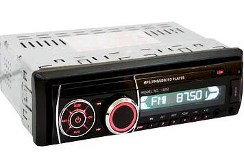 Автомагнітола 1092 Знімна панель Usb+Sd+Fm+Aux+ пульт