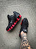 Чоловічі кросівки Nike Shox Black Red Взуття Найк Шокс чорні шкіра текстиль повітряна камера air демісезон, фото 8
