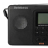 Радіоприймач RETEKESS V115 | FM радіо | MP3 плеєр | диктофон, фото 2