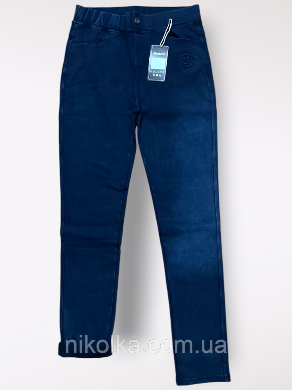 Джегінси утеплені жіночі оптом, XL-6XL рр.,  арт. Nk-09, фото 1