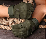 Рукавички тактичні повнопалі Solve Olive KT60001322 XL, фото 5
