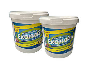 Біопрепарат для септиків і вигрібних ям Еколайн 4000г