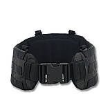 РПС пояс Kiborg R-1 (М) Чорний Мультикам з системою MOLLE Cordura 1000D / Ремінно-Поясна Система з IRR-покриттям, фото 6